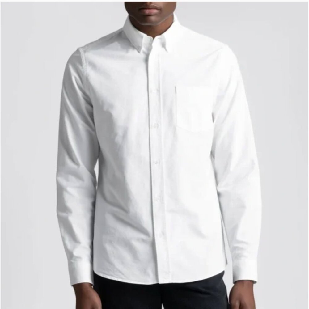 Asket The Oxford Organic Cotton Button Down Shirt Extra Large Long